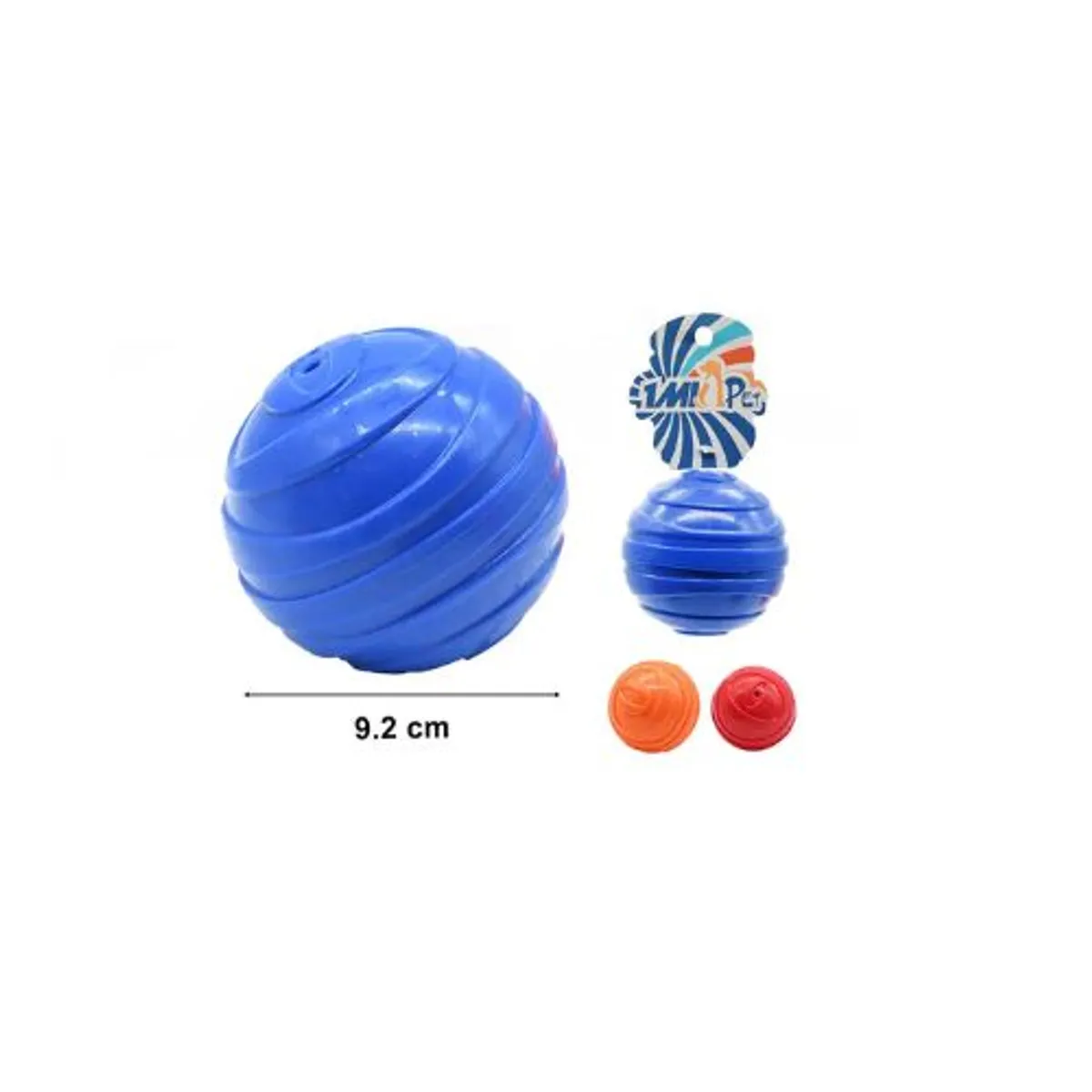 GENERICO - JUGUETE PELOTA PARA PERROS 9.2CM