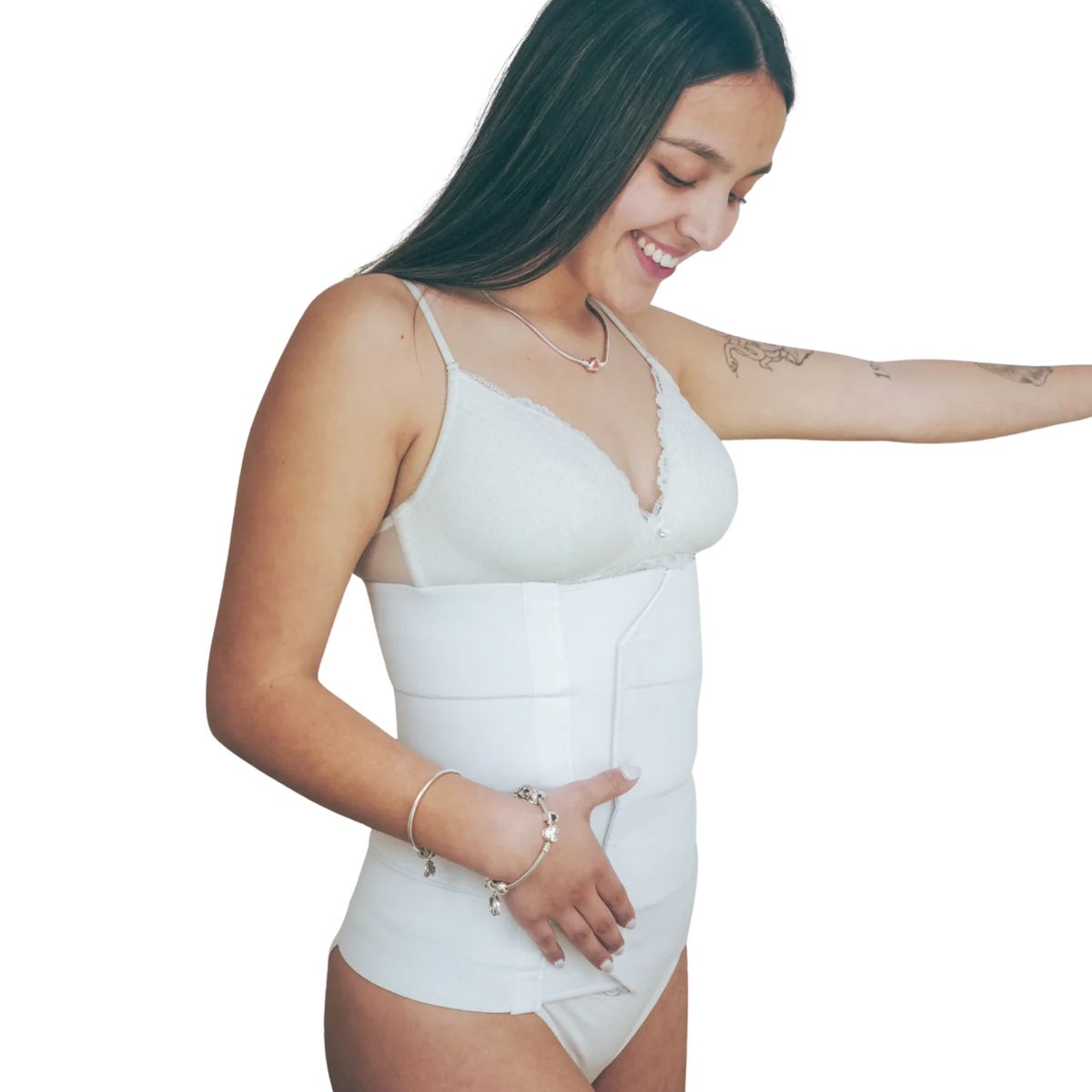 MITIMA - Faja Post Parto Mitima Blanca 4 Bandas M
