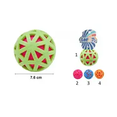 GENERICO - JUGUETE PELOTA PARA PERROS 7.6CM