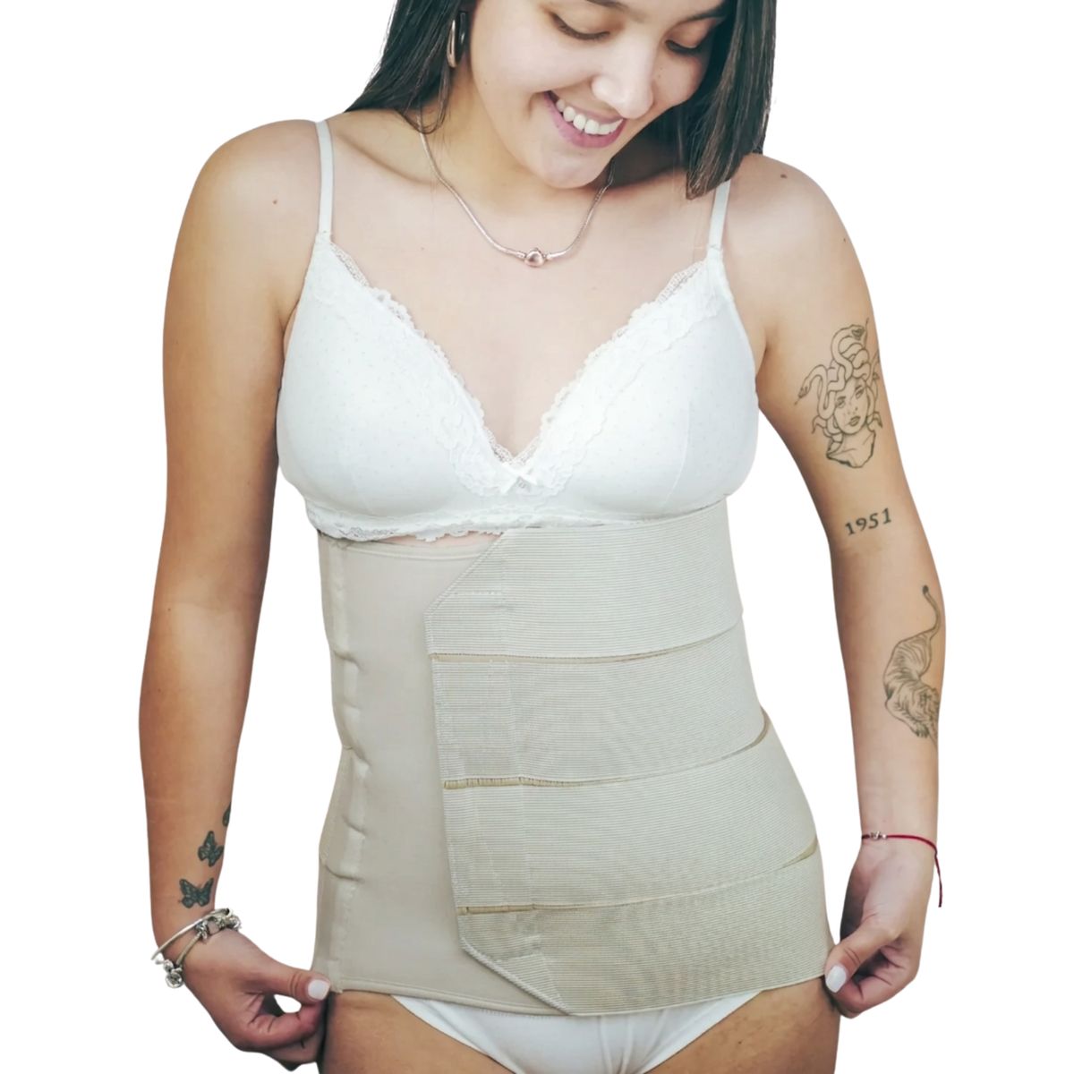 MITIMA - Faja Post Parto Mitima Beige 4 Bandas S