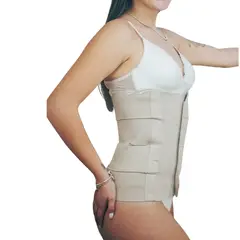 MITIMA - Faja Post Parto Beige 4 Bandas L