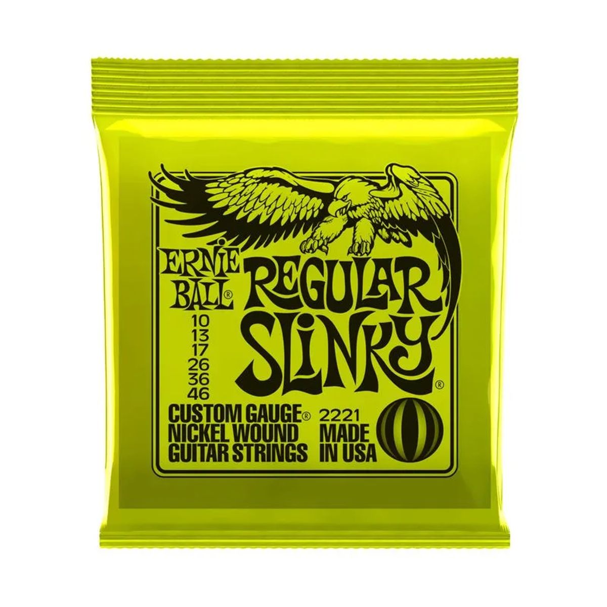 ERNIE BALL - Cuerda De Guitarra Ernie Ball Regular Slinky 010 Nickel