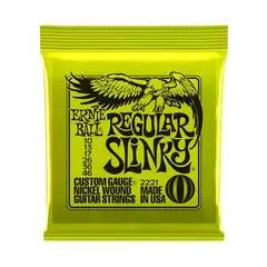 ERNIE BALL - Cuerda De Guitarra Regular Slinky 010 Nickel