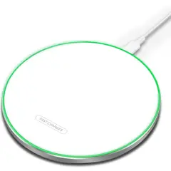 GENERICO - Cargador Inalámbrico Rápido y Compatible con iPhone, Samsung Galaxy y AirPods