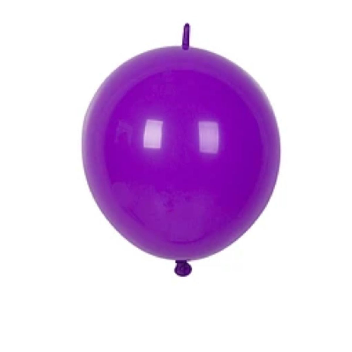 GENERICO - Globos de latex linking purpura 10pcs 25cm