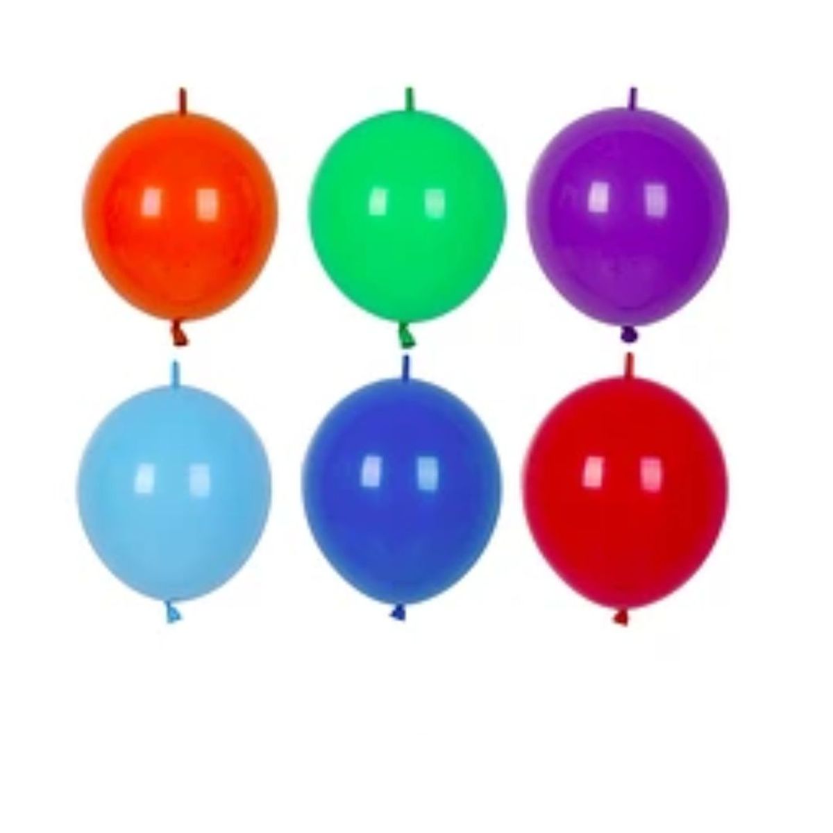 GENERICO - Globos de latex linking de colores 10pcs 25cm