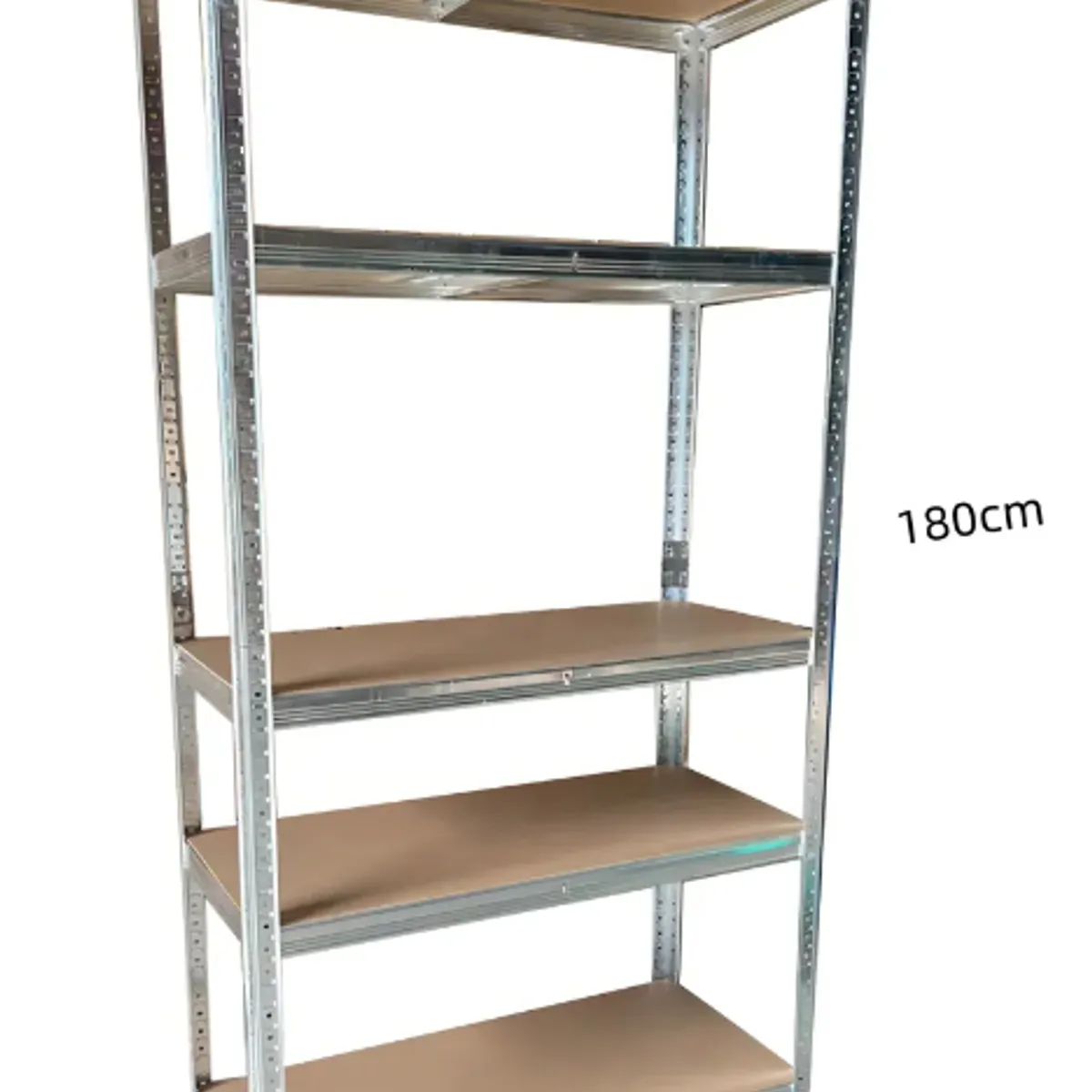 GENERICO - Rack Metálico 180x90x40 Estantería Acero Galvanizado Marrón Claro