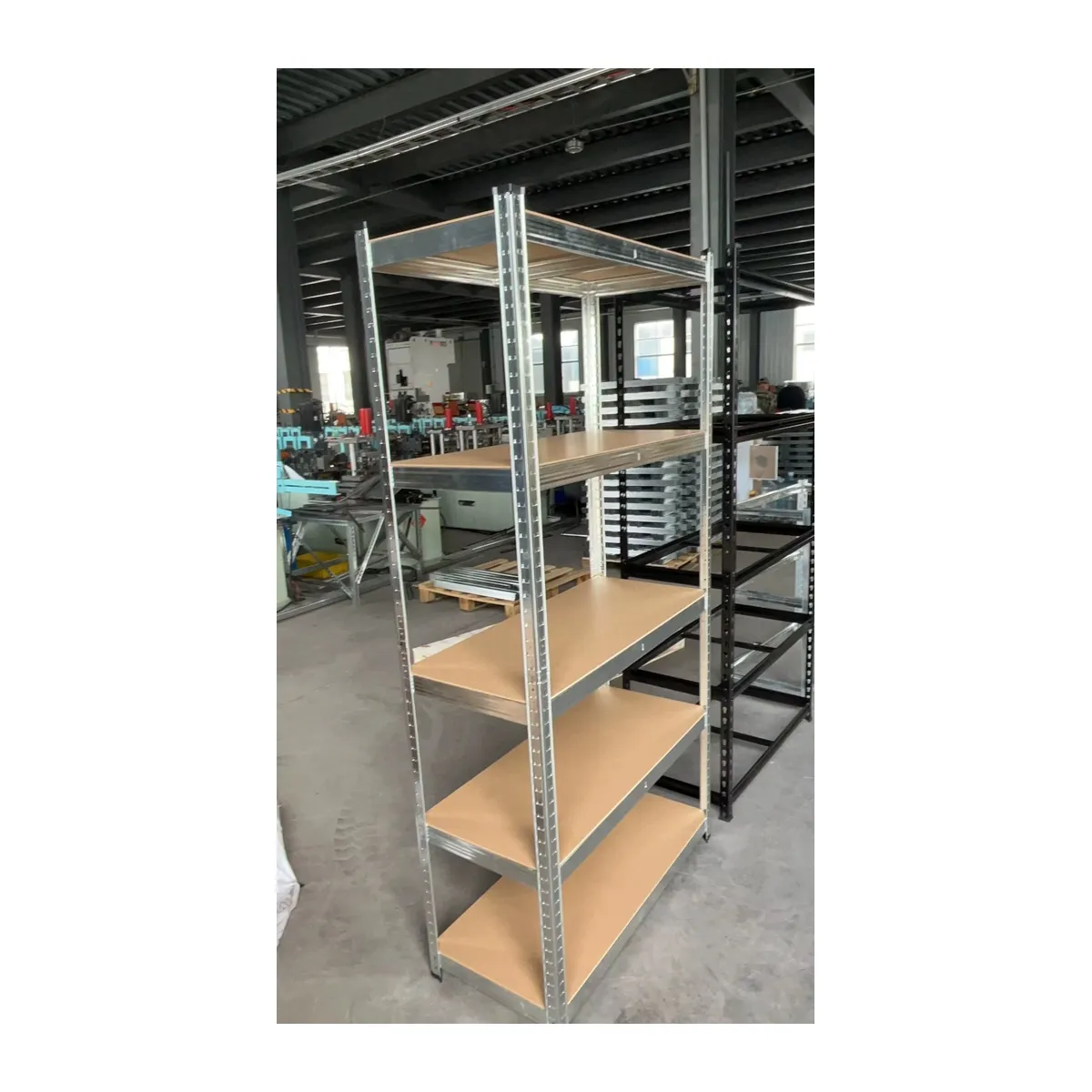 GENERICO - Rack Metálico 180x90x40 Estantería Acero Galvanizado Marrón Claro