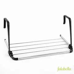 MOVI - TENDEDERO PLEGABLE DE ACERO INOXIDABLE PARA BALCON, VENTANA, RADIADOR