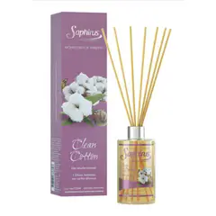 GENERICO - Difusor Aromático Saphirus Aroma Clean Cotton con Varillas