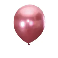 GENERICO - Globos de latex cromado 5pcs 30cm