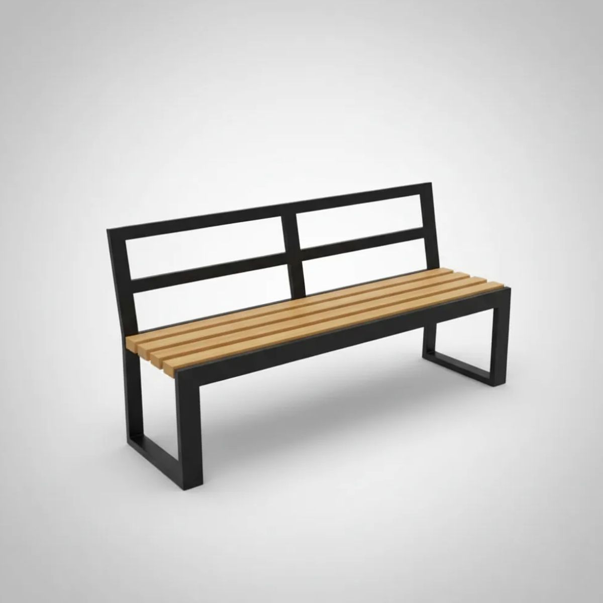 NSCOMPANY - Banqueta Ukumar Con Respaldo De 180 Cm Banca