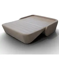 GENERICO - Sofá Cama Multy 160 cm Velvet Arena - Convertible 2 en 1 - SofaChile