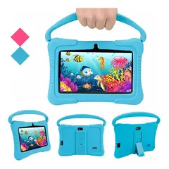 GENERICO - Tablet Para Niños 32gb 2gb Ram Control Parental Bolso Prote Color Celeste