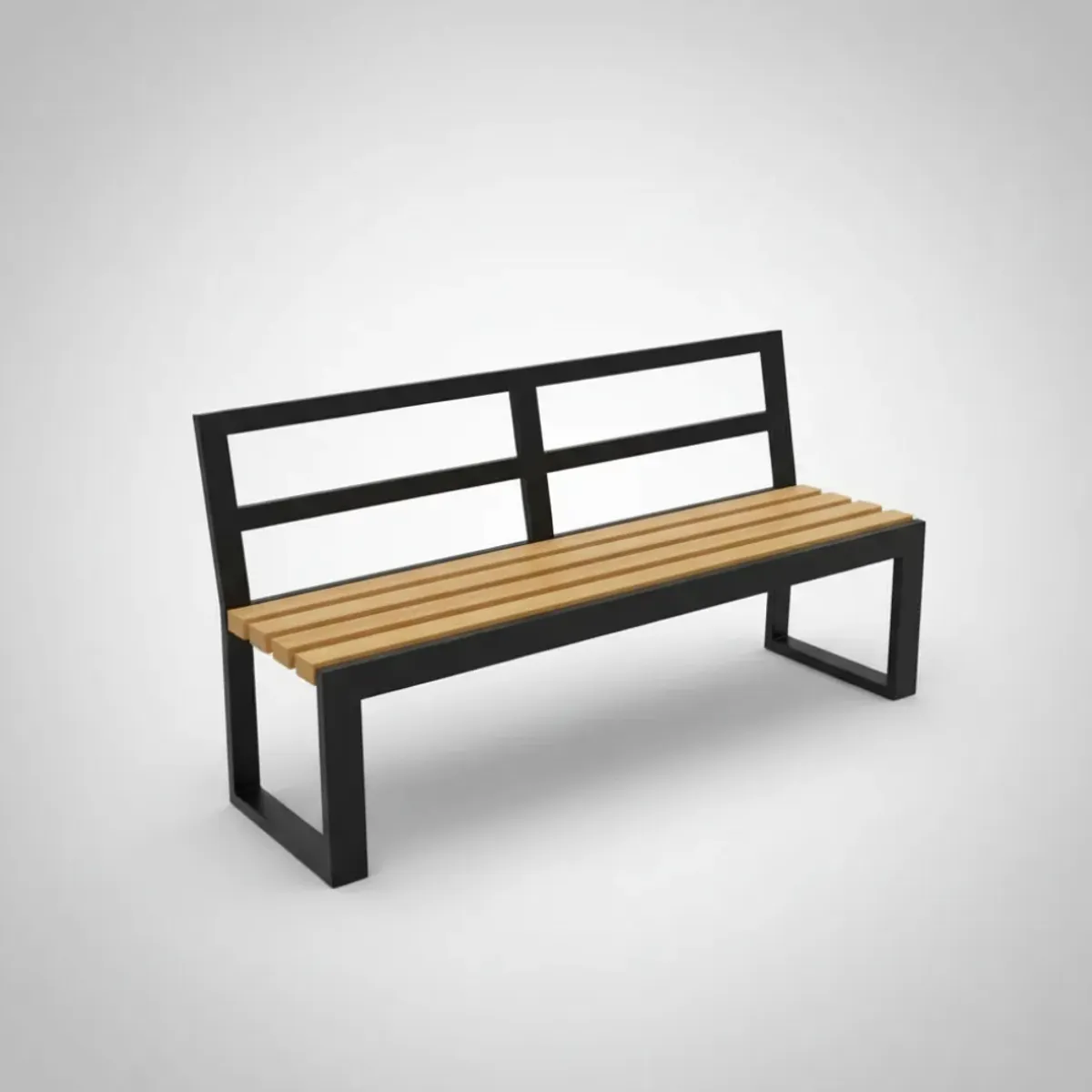 NSCOMPANY - Banqueta Ukumar Con Respaldo De 200 Cm Banca