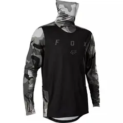 FOX - Polera Moto Ranger Drive Camo Negro