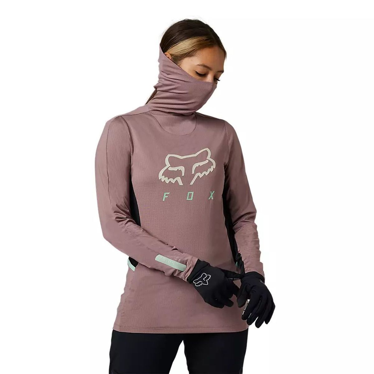FOX - Polera Moto Mujer Ranger Drive Morado Fox FOX