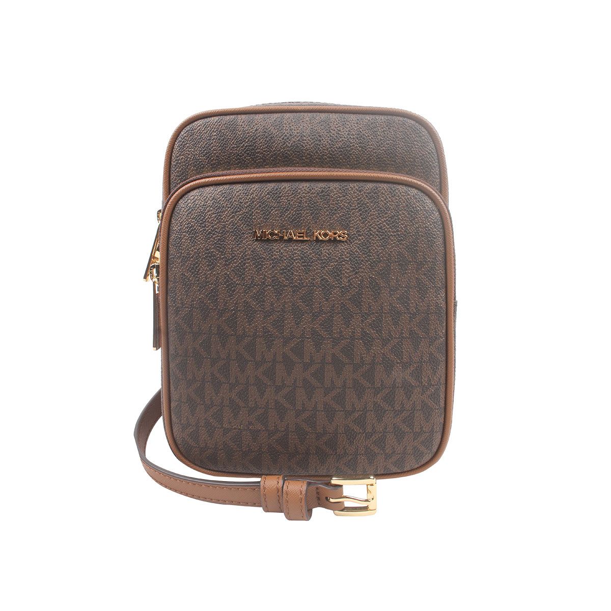 MICHAEL KORS - CARTERA CRUZADA MUJER JET SET TRAVEL MARRÓN