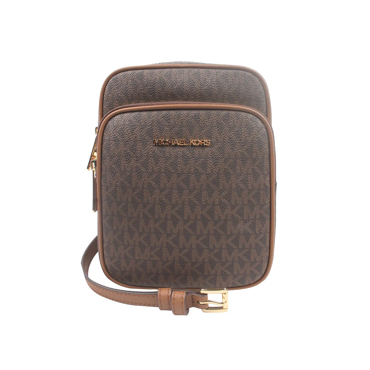 MICHAEL KORS - CARTERA CRUZADA MUJER JET SET TRAVEL MARRÓN