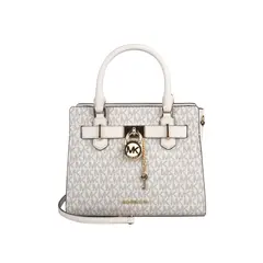MICHAEL KORS - BOLSO SATCHEL MUJER HAMILTON BLANCO