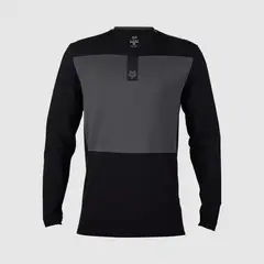 FOX - Polera Moto Defend Off Road Manga Larga Negro