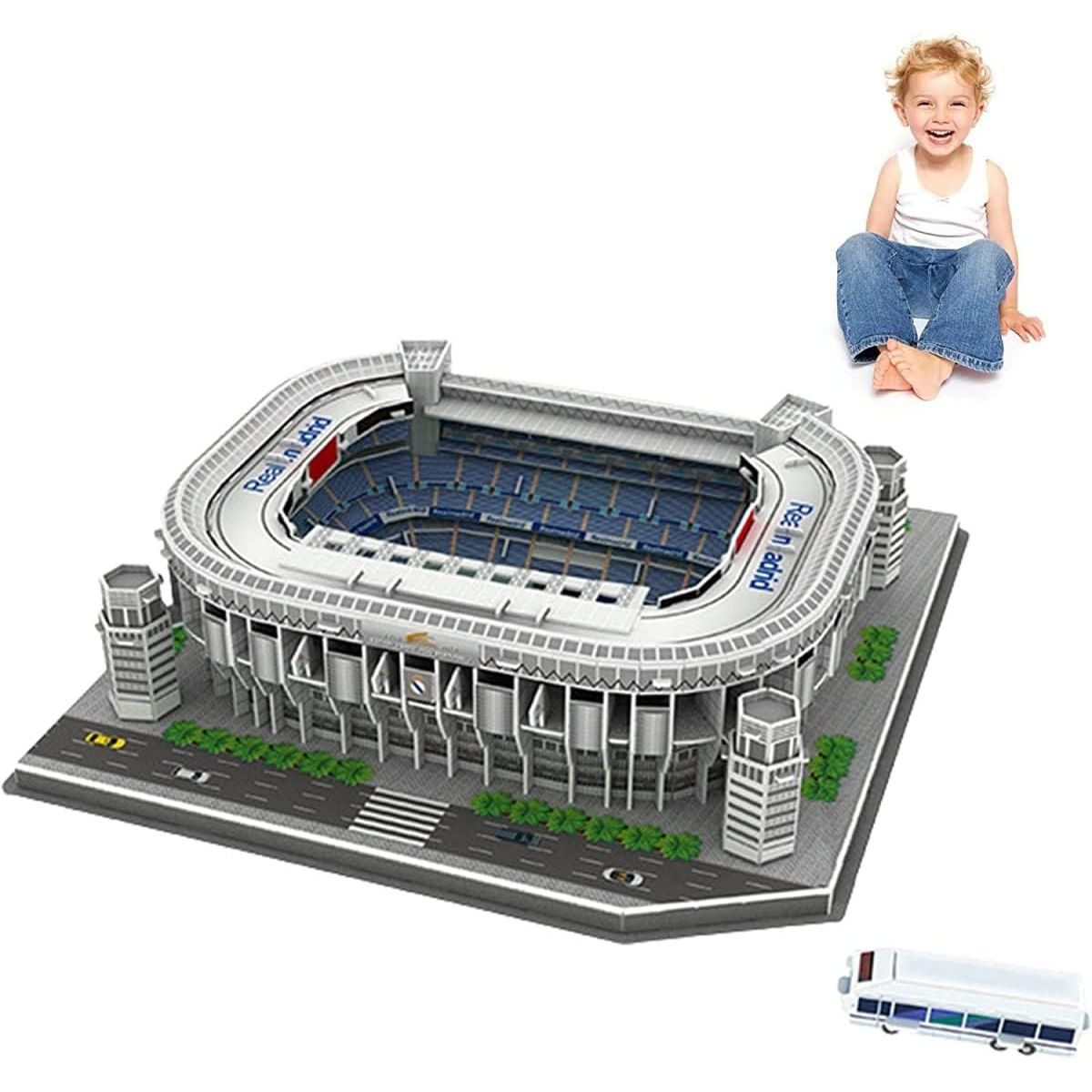 GENERICO - Puzzle 3d Estadio Santiago  Bernabéu Real Madrid Nanostad