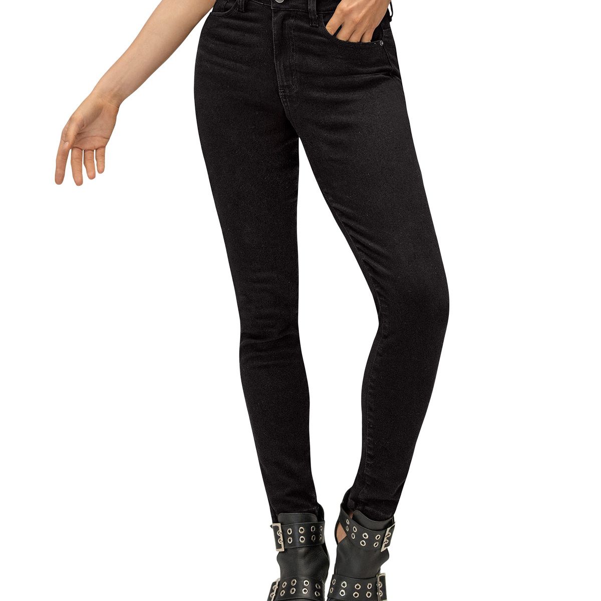 LEONISA - Leonisa Jeans skinny esenciales para mujer DN1 Negro