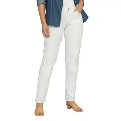 LEONISA - Jean mom fit DN3 Blanco