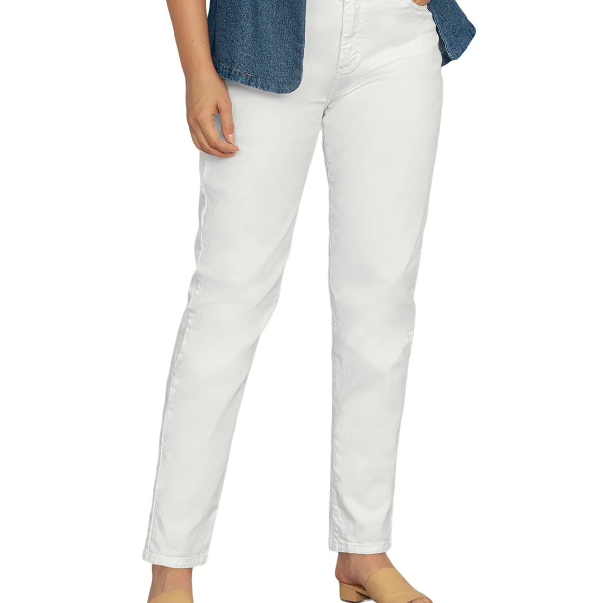 LEONISA - Leonisa Jean mom fit DN3 Blanco