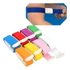 GENERICO - 6pcs Torniquete Con Ligadura Para Toma De Muestra Elastico