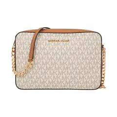 MICHAEL KORS - CARTERA CRUZADA MUJER JET SET VAINILLA