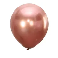 GENERICO - Globos oro rosa 15cm 25un