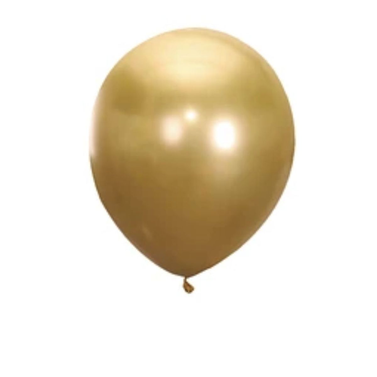 GENERICO - Globos cromados 25pcs 23cm Dorado