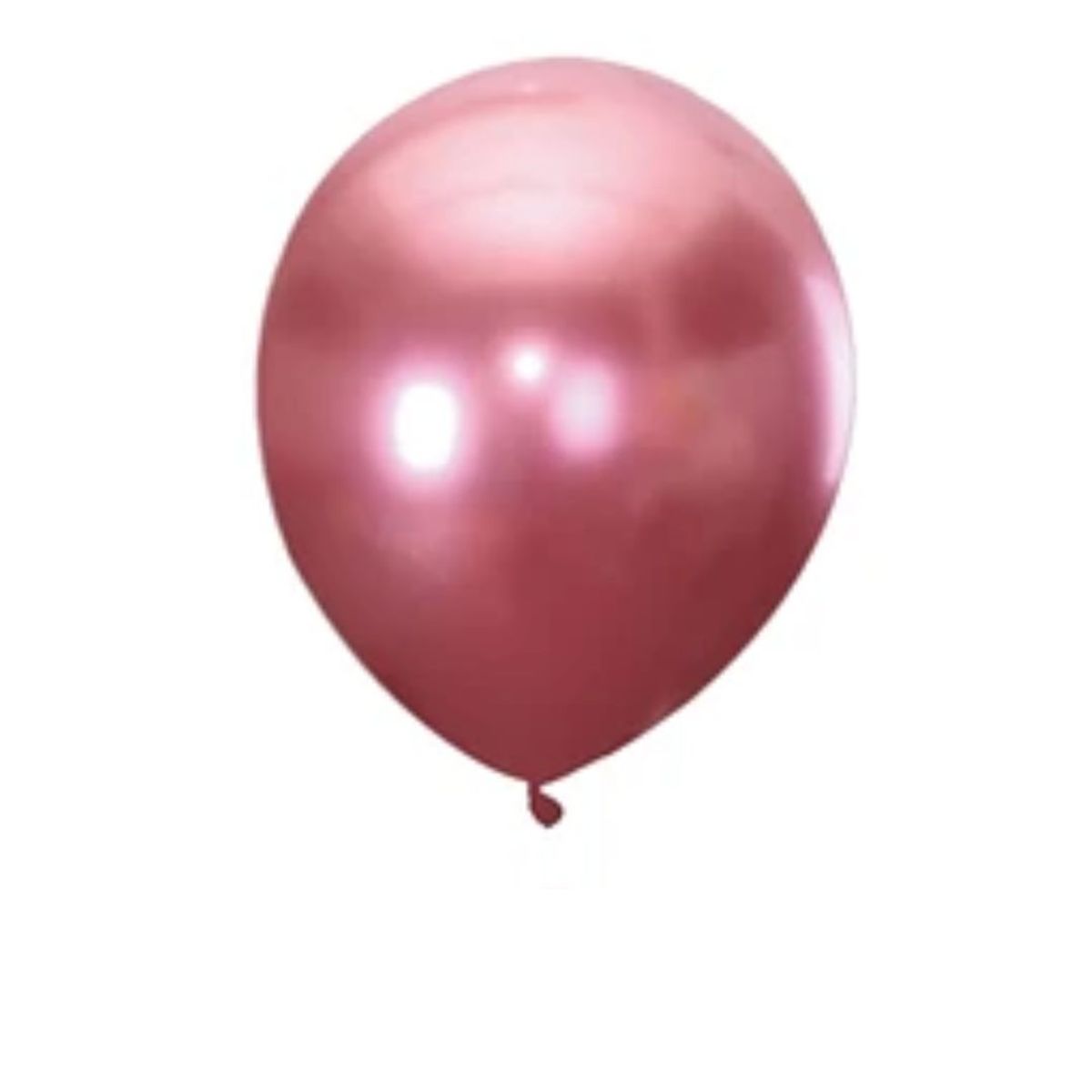 GENERICO - Globos cromados 25pcs 23cm rosa