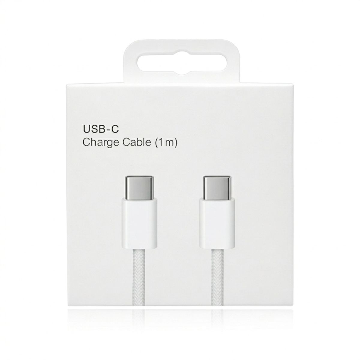 GENERICO - Cable Carga Rápida USB-C a USB-C 30W PD y Datos 1 Metro