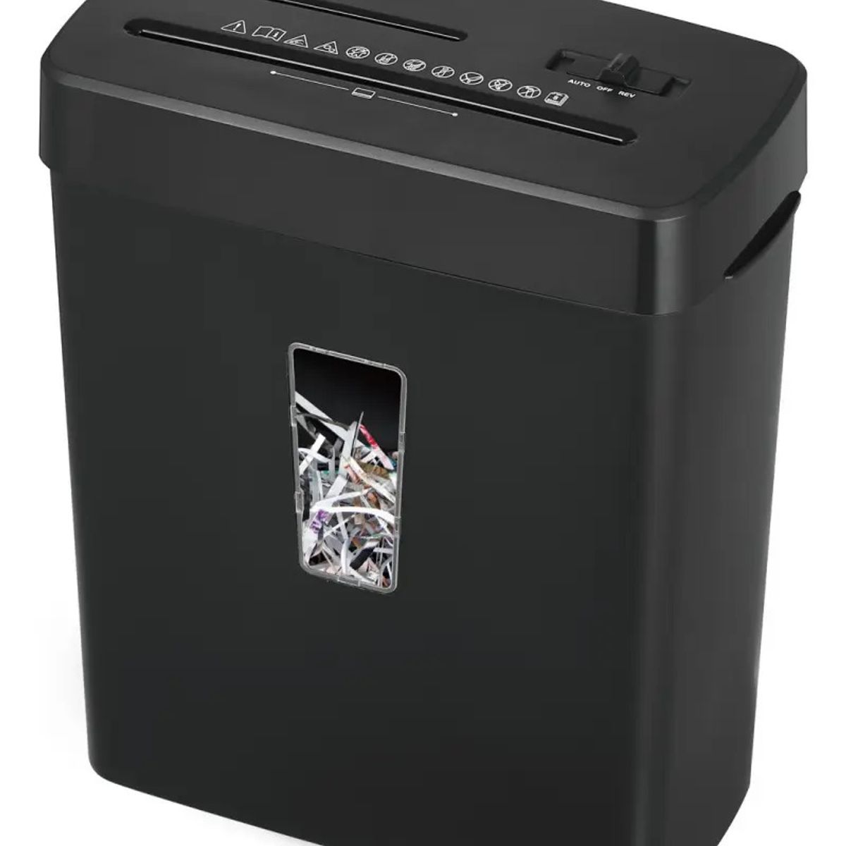 VIDA BUENAS - Destructora  Trituradora De Papel 8hojas 13l Negro 65 Db