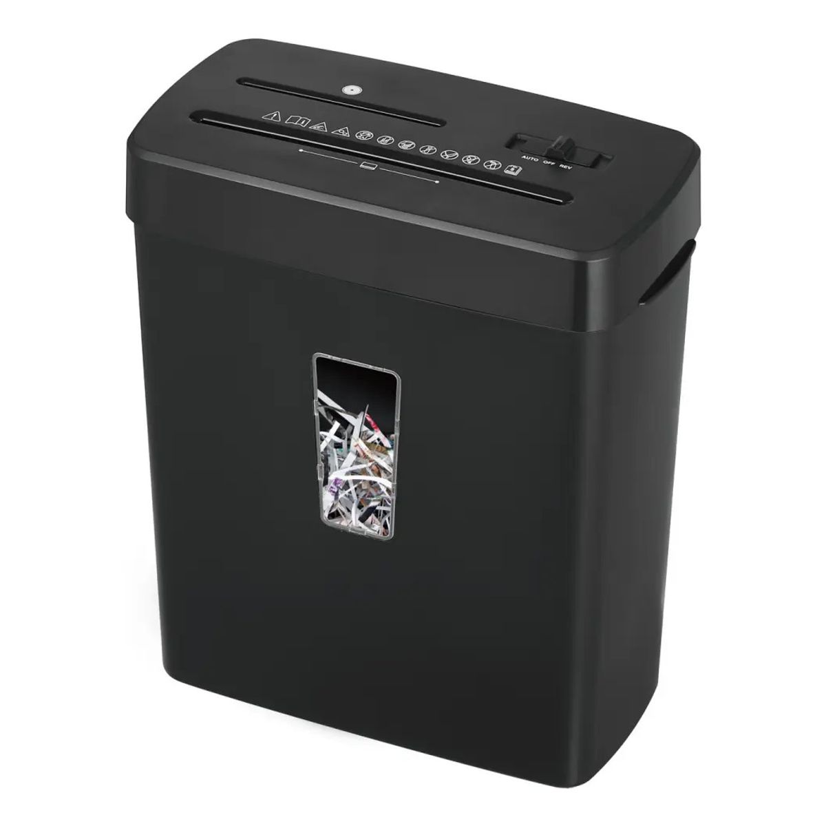 VIDA BUENAS - Destructora  Trituradora De Papel 8hojas 13l Negro 65 Db