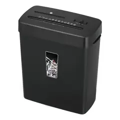 VIDA BUENAS - Destructora Trituradora De Papel 8hojas 13l Negro 65 Db