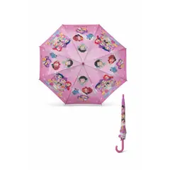 GENERICO - Paraguas Infantil - niño/a K-Pop Diseño Personajes Automático, Colores Surtidos
