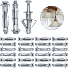 GENERICO - 25 Unids 5x37mm Anclaje Para Pared Hueca Volcanita 10 Mm