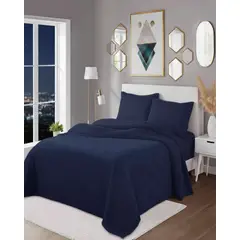 GENERICO - Set de Sábanas de Polar King Invierno Extra Suave