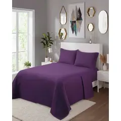 GENERICO - Set de Sábanas de Polar King Invierno Extra Suave