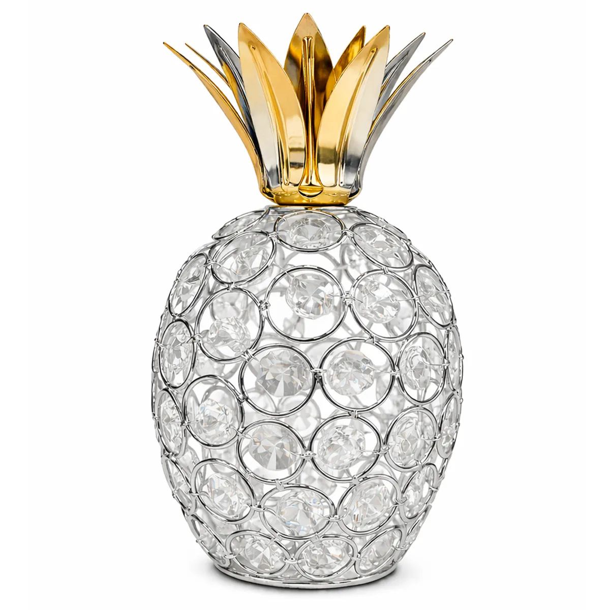 IRM - Adorno Elegante de cristal Pina Decorativa ornamento artesania decoracion del hogar