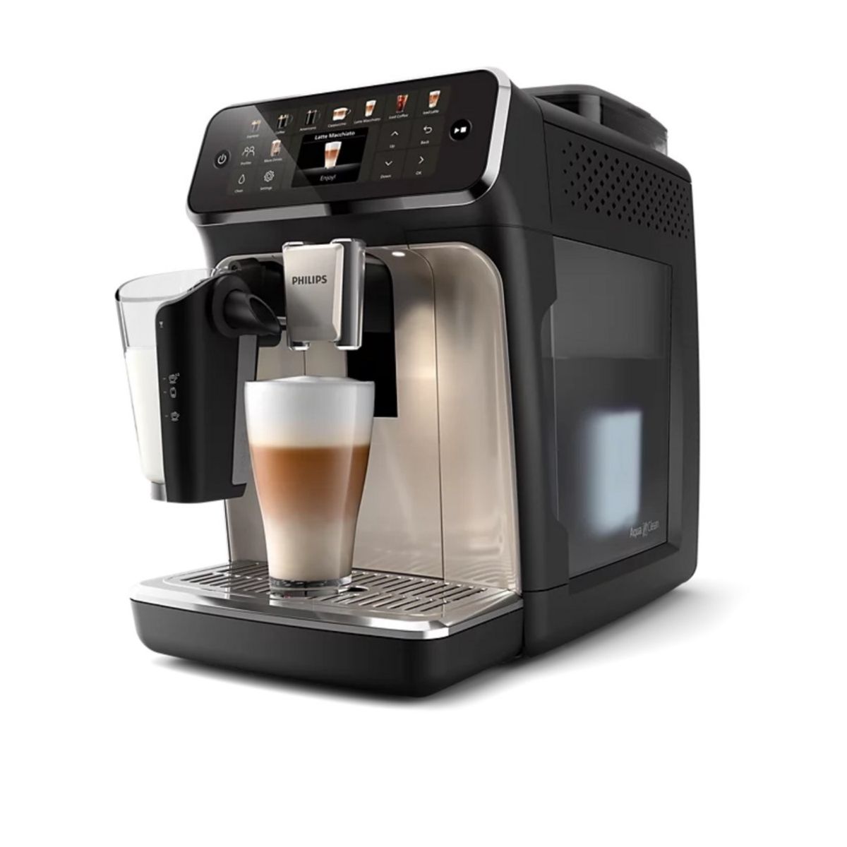 PHILIPS - Cafetera Philips Superautomática EP5547 LatteGo 20 Bebidas