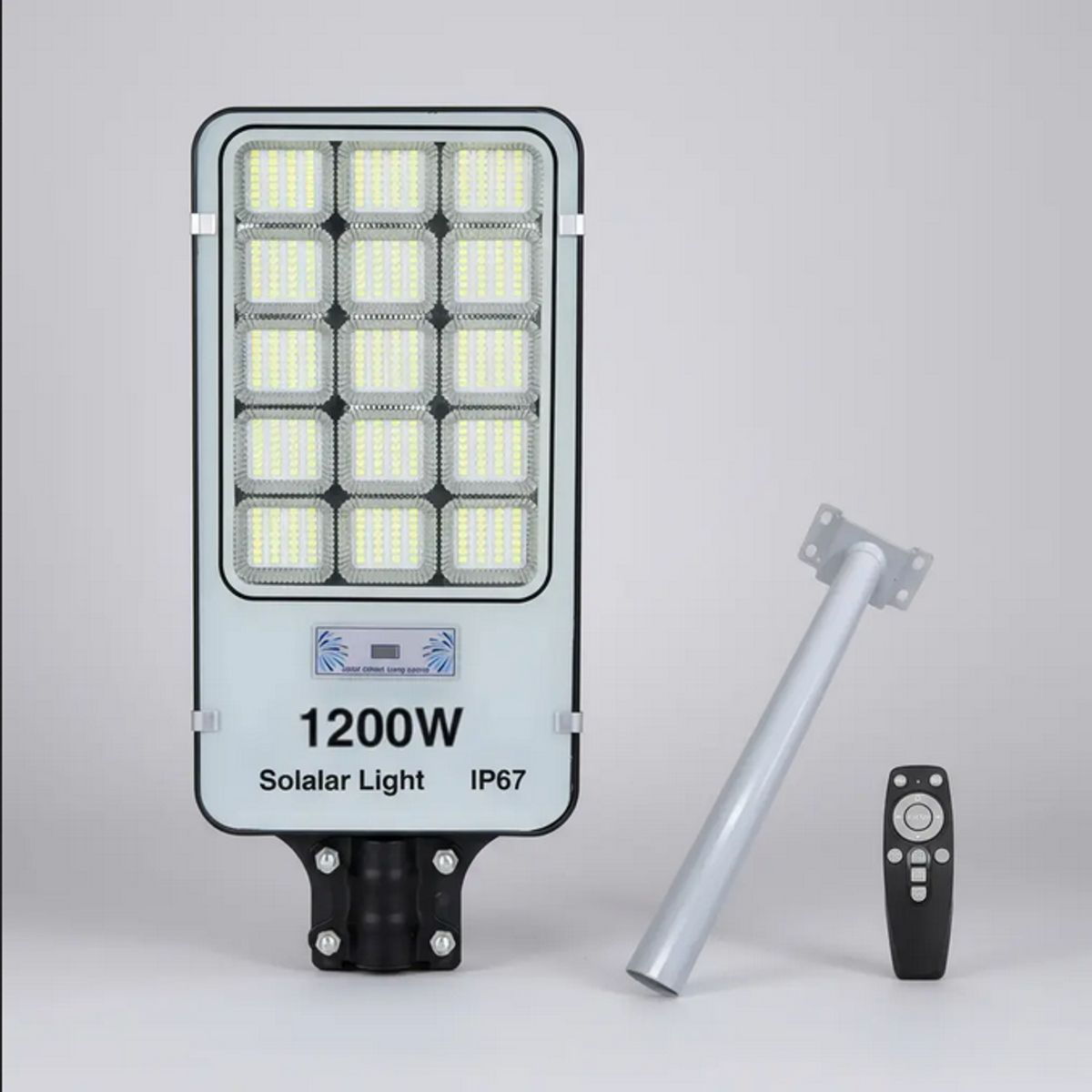 GENERICO - Foco Led Solar Exterior 1200w Soporte Potente Iluminación