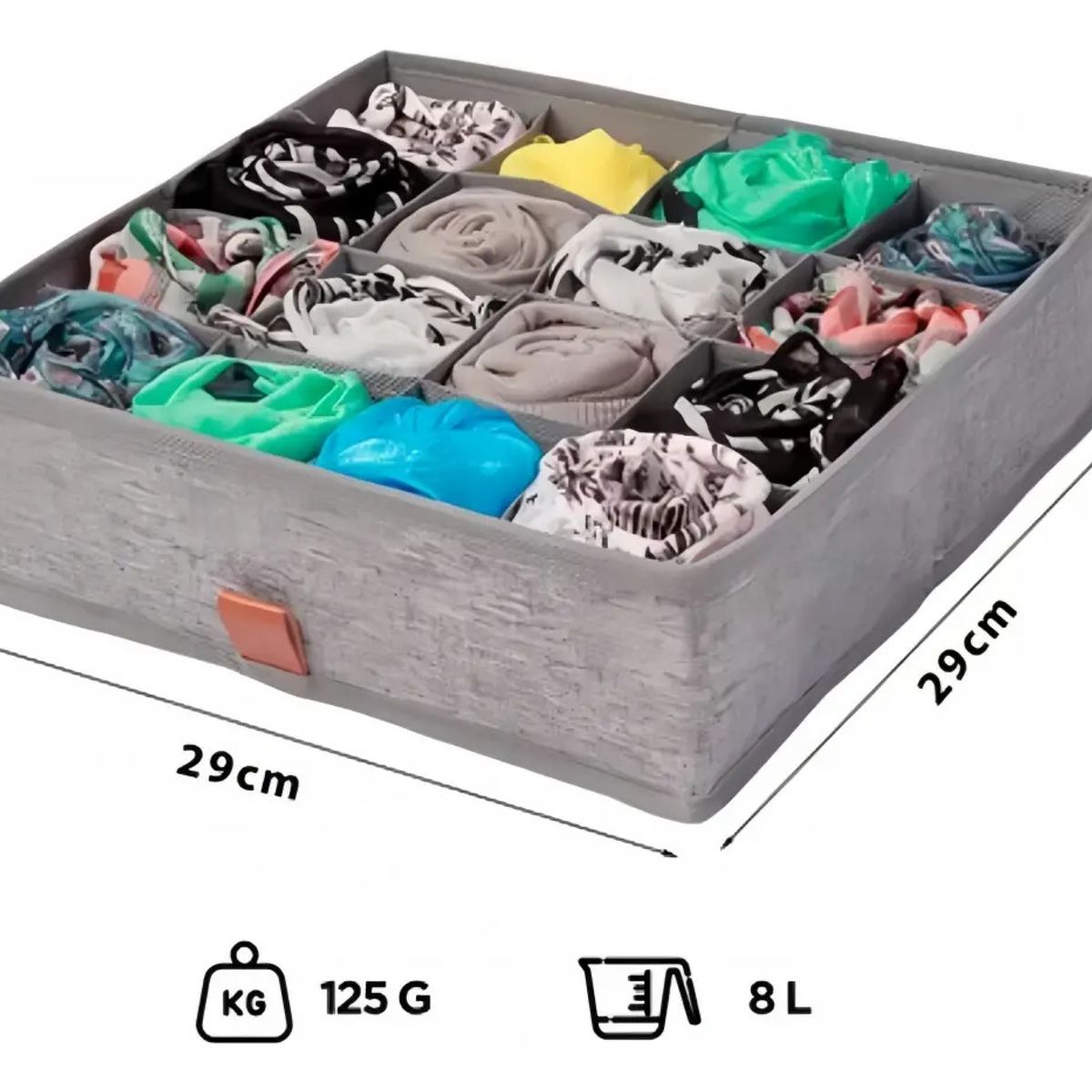 VIDA BUENAS - Organizador 16 Divisiones Ropa Interior Accesorio Calcetines