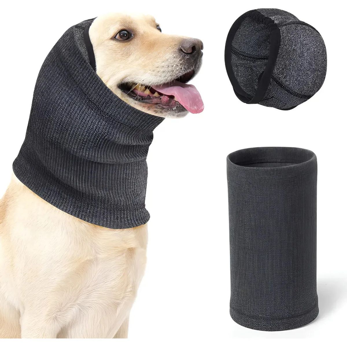 GENERICO - 2 Piezas Orejeras Ajustables Para Perros Mascotas Aislamiento Acústico Tranquilidad