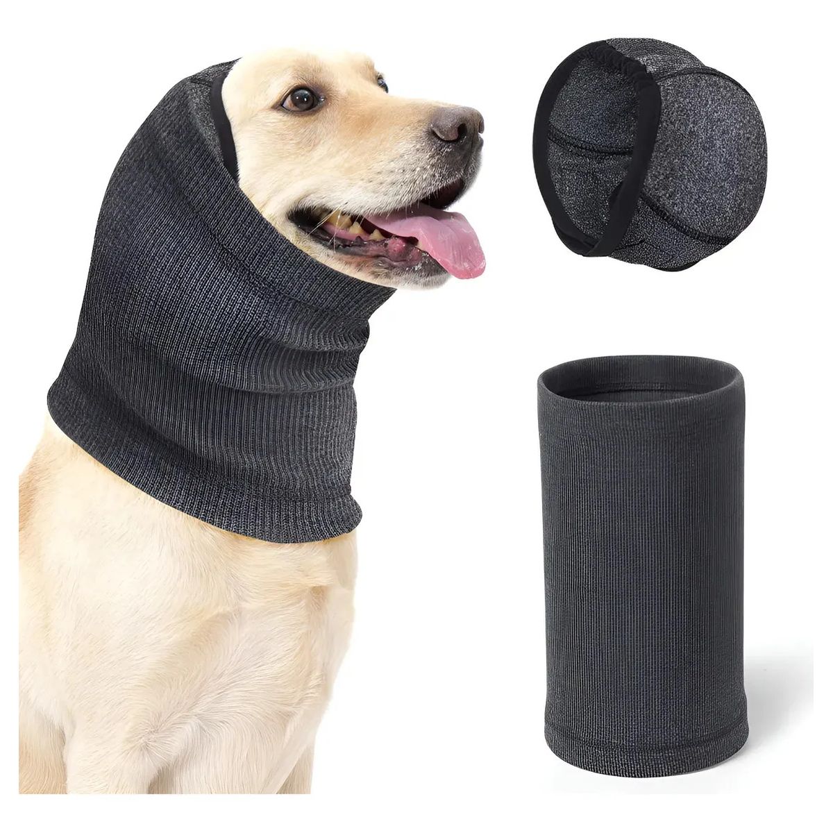 GENERICO - 2 Piezas Orejeras Ajustables Para Perros Mascotas Aislamiento Acústico Tranquilidad