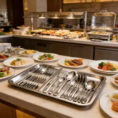 GENERICO - Juego De Cubiertos 24 Pzas Acero Inoxidable General