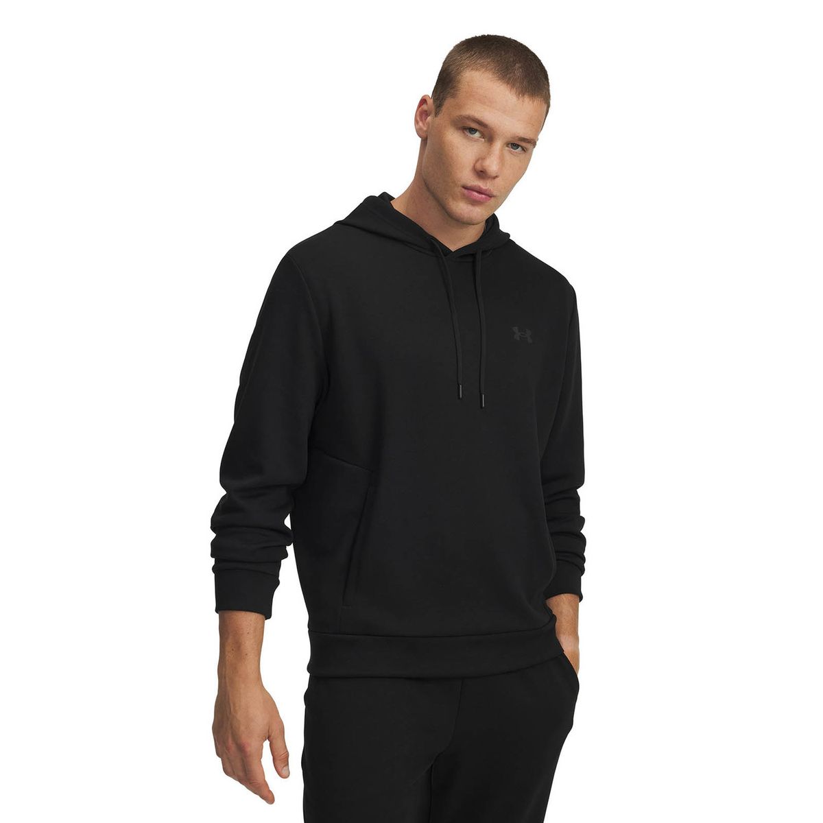 UNDER ARMOUR - Poleron UA Vanish Fleece Hoodie Negro Hombre UNDER ARMOUR